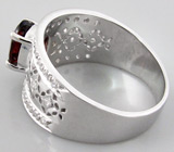 Филигранное кольцо из коллекции "Sunshine" с гранатом Серебро 925