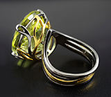 Серебряное кольцо c лимонным цитрином Серебро 925