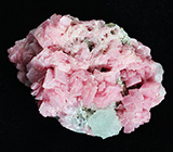 Родохрозит с кристаллом флюорита 38 грамм 