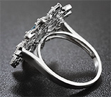 Чудесное серебряное кольцо с топазом