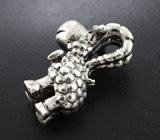 Скульптурная серебряная подвеска «Символ Нового Года»! Эксклюзивный подарок Серебро 925
