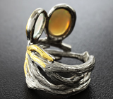 Серебряное кольцо с эфиопскими опалами