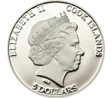 Серебряная арт-монета с молдавитом