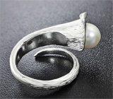 Изысканный серебряный комплект с жемчугом Серебро 925