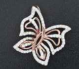 Великолепный серебряный комплект «Бабочки» Серебро 925
