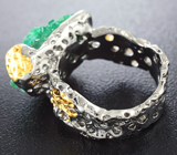 Серебряное кольцо с «друзой» берилла Серебро 925