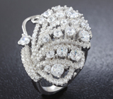 Замечательное серебряное кольцо «Бабочка» Серебро 925