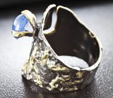 Серебряное кольцо с танзанитом и аметистом Серебро 925