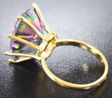 Золотое кольцо с мистическим кварцем 11,47 карат Золото