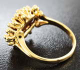 Золотое кольцо с австралийским болдер опалом 2,24 карат Золото