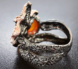 Серебряное кольцо с агатом и эфиопским опалом Серебро 925