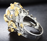 Серебряное кольцо с жемчужиной барокко Серебро 925