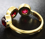 Золотое кольцо с рубинами 6,77 карат Золото