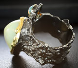 Серебряное кольцо с мексиканским и эфиопским опалами Серебро 925
