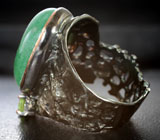 Серебряное кольцо с авантюрином, топазом и перидотами Серебро 925