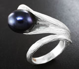 Изысканное серебряное кольцо с цветным жемчугом Серебро 925
