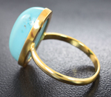 Золотое кольцо с армянской бирюзой 8,12 карата Золото