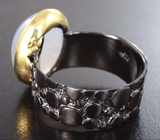 Серебряное кольцо с халцедоном 10+ карат
