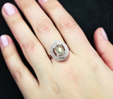 Чудесное серебряное кольцо с лабрадоритом Серебро 925