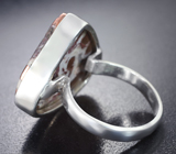 Серебряное кольцо с медным агатом Серебро 925