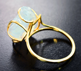 Золотое кольцо с резным лунным камнем 11,62 карата Золото