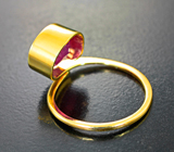 Золотое кольцо с ярким рубином 4,01 карата Золото