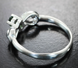 Прелестное серебряное кольцо с диопсидом Серебро 925