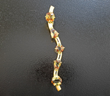 Золотой кулон с полихромными андалузитами различных огранок 2,61 карата Золото