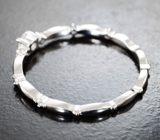 Серебряное кольцо с муассанитом высокой чистоты 0,1 карата Серебро 925