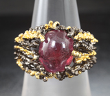 Серебряное кольцо с рубином 5,37 карата Серебро 925