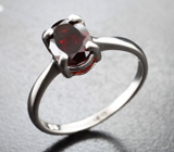 Прелестное серебряное кольцо с альмандином гранатом