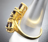 Серебряное кольцо с иолитами