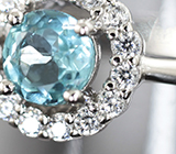 Изящное серебряное кольцо с апатитом