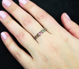 Чудесное серебряное кольцо с турмалинами