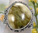 Перстень с яшмой Серебро 925