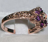 Кольцо с опалом и аметистами от D&J Magic Jewelry Золото