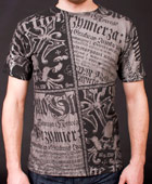 Футболка Affliction X-ray Method grey