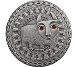Серебряная арт-монета «Телец» Серебро 925