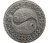 Серебряная арт-монета «Рыбы» Серебро 925